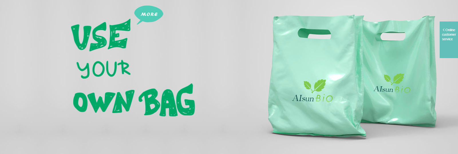 Borsa per abbigliamento biodegradabile