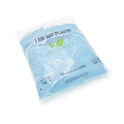 Sacchetto di abbigliamento biodegradabile in plastica trasparente 15mic-60mic