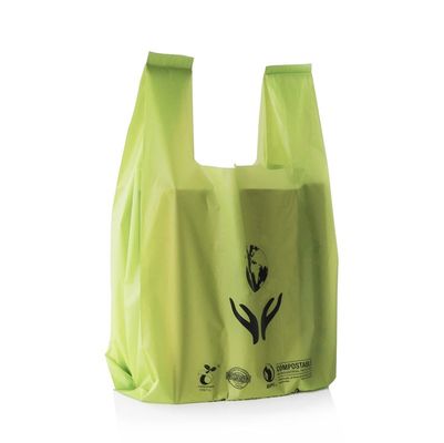 Astm D6400 Certificato Compostapak Bin Liners Compostabili Polybag Custom