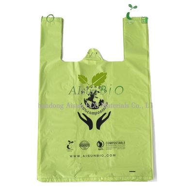 Sacchetti biodegradabili verdi personalizzati sacchetti di rivestimento compostabili per biscotti