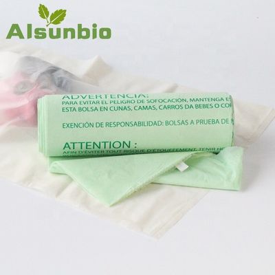 Bolle di trasporto eco pieghevoli compostabili in plastica a fusoliera