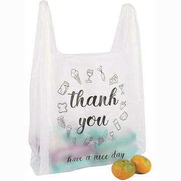 Borsa da shopping biodegradabile 100% compostabile PLA per alimenti frutta certificata BPI