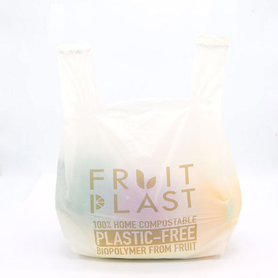 T-shirt biodegradabile, compostabile, trasparente, 12 micron