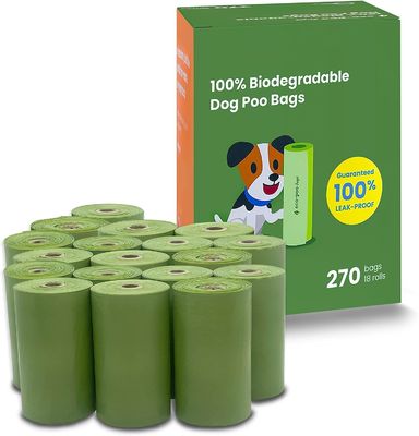 AISUN Sacchetti di rifiuti per animali da compagnia Biodegradabile piatto multicolore di alto livello per animali da compagnia