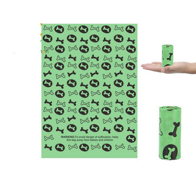 sacchetto per rifiuti di animali da compagnia colorato con logo compostabile 100% biodegradabile