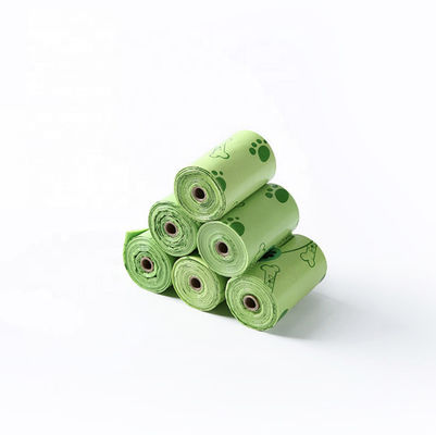 Sacchetti di plastica compostabili a base di amido di mais Sacchetti di cacca biodegradabili per cani piccoli