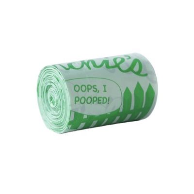 Sacchetti di plastica compostabili a base di amido di mais Sacchetti di cacca biodegradabili per cani piccoli