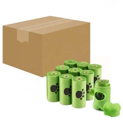 Aisunbio Big Bags per cani biodegradabili per uso domestico con maniglie