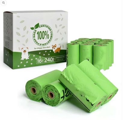Aisunbio Compostabile Dog Poop Bag Verde Personalizzato