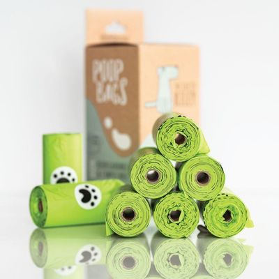 PLA Bio compostabile sacchetto di cacca per cani per rifiuti