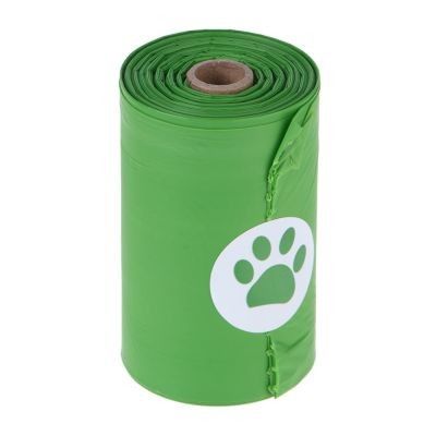 Sacchetti di plastica compostabili per cacca di cane, sacchetti per rifiuti biologici, PLA PBAT