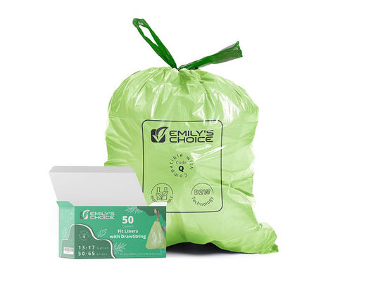 ASTMD6400 Sacchetti per contenitori di bidoni compostabili certificati per rifiuti 8L 10L 15L