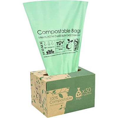 Riciclaggio Biodegradabile Sacchetti da spazzatura compostabili Plastica ODM