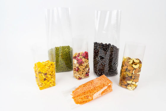 Sacchetti di plastica PLA compostabili con superficie liscia in rilievo