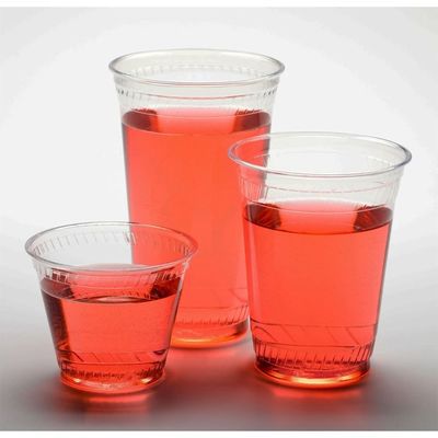 Logo personalizzato Biodegradabile PLA Coppe 12 oz Acqua di Caffè