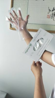 Guanti monouso biodegradabili e rispettosi dell'ambiente personalizzati