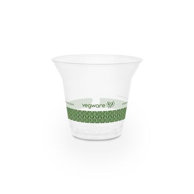 Coppe di PLA biodegradabili 100% compostabili 12 14 16 oz per acqua potabile