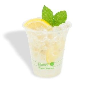 Coppa di plastica bio PLA compostabile per il cocktail di nozze