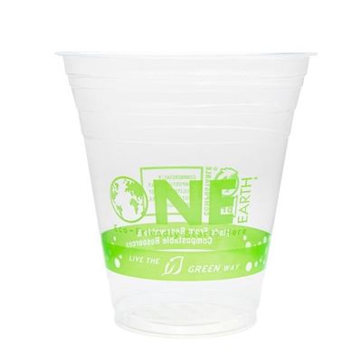 Tazze PLA biodegradabili per caffè trasparente 7 oz/9 oz/10 oz usa e getta