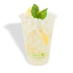 Acqua compostabile Biodegradabile Tazze PLA Trasparente Plastico Custom