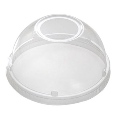 PLA Biocompostabili Tazze trasparenti con coperchio 16 oz Tazza di tè al latte da bere