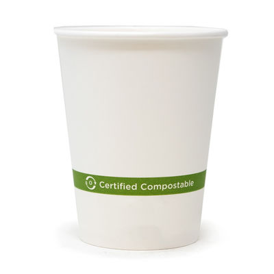 Coppe di PLA biodegradabili compostabili su misura 9 oz per ristoranti