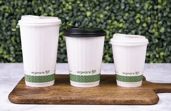 Coppe di PLA biodegradabili compostabili su misura 9 oz per ristoranti