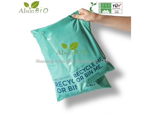 100 per cento biodegradabile compostabile polimailers Custom per abbigliamento