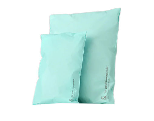 Borsa di posta compostabile in poliesteri stampati su misura Nero Rosa Blu