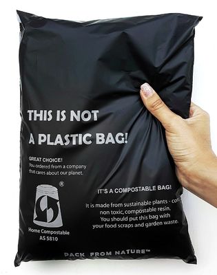 Borsa di posta biodegradabile compostabile rosa poliedrica per gioielli