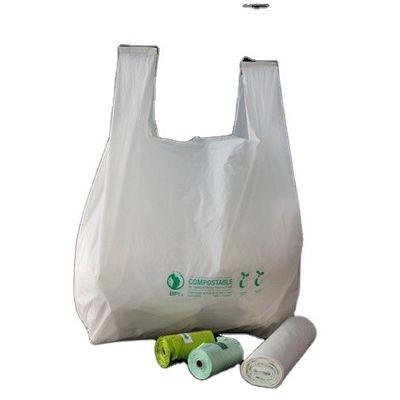 Supermercato PBAT sacchetto di imballaggio in PLA biodegradabile Norme EN13432